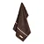 Toalha de Rosto Karsten Jacquard Malta Cacau - Imagem 1