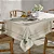 Toalha de Mesa Quadrada Döhler Clean Botânica 6 a 8 Lugares - Imagem 1