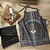 Kit Avental Churrasqueiro Chef E Pano De Copa Uni Preto - Imagem 1