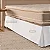 Saia para Cama Box com Elástico Casal Karsten Mila Branco - Imagem 1