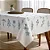 Toalha de Mesa Retangular Dohler Clean Ciana  1,60m x 2,70m - Imagem 1