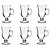 Conjunto 6 Taças Cappuccino de Vidro 114ml LYOR - Imagem 3