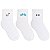 Meia Esportiva Juvenil - Kit Com 3 Pares - Selene - Imagem 1