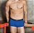 Cueca Sungão Vik Azul Cotton- DeMillus - Imagem 1