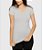 Camiseta Blusa Baby Look Gola "V" - Malwee - Imagem 3