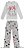 Pijama longo infantil menina gatos cinza - Malwee - Imagem 2