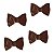Forma para Chocolate Gravata Borboleta 10g Dia dos Pais Ref. 9425 BWB 10unid - Imagem 2