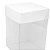 10un Caixa de Acetato PMB-11 Lisa Branca (PMBTR-11) (6x6x9.5 cm) Embalagem para Pão de Mel - Imagem 3
