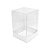 10un Caixa de Acetato PMB-11 Lisa Branca (PMBTR-11) (6x6x9.5 cm) Embalagem para Pão de Mel - Imagem 1