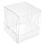 PMB-6 Plástico Caixa de Acetato 6cm (6x6x6 cm) Caixinha de Plástico Transparente 10unid - Imagem 1
