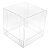 PMB-8 Caixinha de Plástico (8.5x8.5x8.5 cm) Caixa Plástica Embalagem Transparente 10unid - Imagem 1