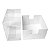 Caixa de Acetato TRP-119 (17x17x10.5 cm) (25un) Caixa Plástico Acetato e Papel - Imagem 2