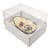 KIT Caixa Ovo de Colher Páscoa 350g (16x11,5x10 cm) Caixa e Berço KIT124 Embalagem Ovo de Colher 5unids - Imagem 1