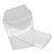 Caixa de Acetato TRP-318 (16x11.5x15 cm) (10un) Tampa de Plástico Acetato e Fundo de Papel - Imagem 3