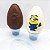 Forma para Chocolate com Silicone Ovo Minion Stuart 350g Ref. 11003 BWB Licenciada Universal 1unid - Imagem 1