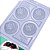 KIT (2un) Forma para Chocolate com Silicone Bombom Múmia 60g cod 10210 BWB - Imagem 2