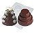 Forma para Chocolate com Silicone Bolo Detalhado Gigante 80g Ref. 871 BWB 1unid - Imagem 3