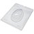 Forma para Chocolate com Silicone Ovo Vazado Estriado 250g Ref. 9561 (1un) BWB - Imagem 2