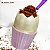 Forma para Chocolate com Silicone Ovo Cupcake 120g Ref. 1265 BWB 1pç - Imagem 1