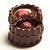 Forma para Chocolate com Silicone Biscoito Recheado Morango 15g Ref. 874 BWB 1unid - Imagem 1