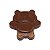 Forma para Chocolate Bolacha Panda Bonito 15g Forma Simples Ref. 9413 BWB 5unids - Imagem 3