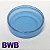 10 Latinha Azul Pote Translucido Ref. 9345 BWB Latinha Acrilica para Festa de Aniversário Lembrancinhas - Imagem 1