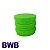 10 Latinha Verde Pote Sólido Ref. 9507 BWB Latinha para Lembrancinha - Imagem 1