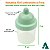 Mamadeira VERDE 40ml (10un) Maternidade, Gestante, Grávida, Nascimento, Chá de Bebê, Chá de Fraldas - Imagem 2