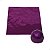 Papel Chumbo Aluminio Roxo Embrulho Proteção e Brilho para Suas Trufas 10x10cm 300fls refpkpel - Imagem 1
