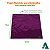 Papel Chumbo Aluminio Roxo Embrulho Proteção e Brilho para Suas Trufas 10x10cm 300fls refpkpel - Imagem 2