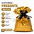 KIT 10 Saco de Presente Liso Ouro Metalizado (25x37cm) Lembrancinhas Festas - Imagem 1
