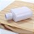 25un Frasco Oval Chato Pet Branco 35ml rosca18mm, Frasco Chato Oval R18 (M14/045 BCO) - Imagem 3
