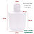 25un Frasco Oval Chato Pet Branco 35ml rosca18mm, Frasco Chato Oval R18 (M14/045 BCO) - Imagem 2