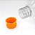 Tampa Lacre LARANJA R28mm, Tampa para Garrafa Rosca 28mm, (50un) Tampa com Vedante Perfil Alto - Imagem 6
