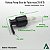 Válvula Pump Bico de Pato PRETA rosca 24mm R24/415 (10un) (CH/WK/PTA24) Válvula Pump Sabonete Líquido - Imagem 2