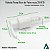 Válvula Pump Bico de Pato BRANCA rosca 24mm R24/415 (10un) (CH/WK/PK24) Válvula Pump Sabonete Líquido - Imagem 2