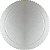 (4pçs) Cakeboard Prata 24cm Disco Redondo Base Laminada Suporte para Bolo - Silver Chef / Silver Plastic - Imagem 3