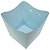 (10pçs) Cachepo Vaso de Papel Azul Claro (9x7x9.5 cm) Lembrancinhas Festa - Imagem 1