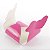 (24pç) PB-1 (5.5x5.5x3 cm) Caixa Borboleta Lisa Pink Embalagem de Papel - Imagem 3