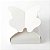 (24pç) PB-1 (5.5x5.5x3 cm) Caixa Borboleta Lisa Branca - Imagem 2