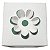 (24pçs) DV-13 Caixa Flor com Forro Verde Escuro (8.5x8.5x8 cm) Decoração e Lembrancinhas, Caixa Surpresa, Primavera - Imagem 1