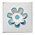 24 Caixa de Papel DV-13 Caixa Flor com Forro Azul Turquesa (8.5x8.5x8 cm) Decoração e Lembrancinhas, Caixa Surpresa, Primavera, Natureza - Imagem 2