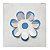 24 Caixa de Papel DV-13 Caixa Flor com Forro Azul Royal (8.5x8.5x8 cm) Decoração e Lembrancinhas, Caixa Surpresa, Primavera, Natureza - Imagem 2