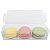 Caixa de Acetato PX-239 (15X5X3,5 cm) Kit 100un Embalagem para 3 Macaron Caixa de Plástico Transparente - Imagem 5