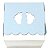 24 Caixa Pezinho Azul Claro (7,5 cm) Pé de Nenem Embalagem para Lembrancinha Chá de Bebê, Chá Revelação, Nascimento - Imagem 1