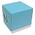 24 Caixa Pezinho Azul Turqueza / Tiffany (7,5 cm) Pé de Nenem Embalagem para Lembrancinha Chá de Bebê, Chá Revelação - Imagem 4