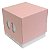 24 Caixa Pezinho Rosa (7,5x7,5x7,5 cm) Pé de Nenem Embalagem para Lembrancinha Chá de Bebê, Chá Revelação, Nascimento - Imagem 2