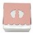 24 Caixa Pezinho Rosa (7,5x7,5x7,5 cm) Pé de Nenem Embalagem para Lembrancinha Chá de Bebê, Chá Revelação, Nascimento - Imagem 1