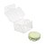 50 Caixa de Acetato para Macaron Bem Casado PX-206 (5x5x3 cm) Embalagem de Plástico Transparente - Imagem 3