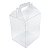 50 Caixa de Acetato PX-30 (8,5x8x13,3 cm) Caixa Maleta Embalagem de Plástico Transparente - Imagem 3